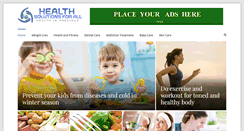 Desktop Screenshot of healthsolutionsforall.com